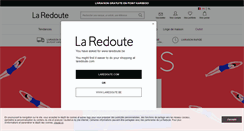 Desktop Screenshot of laredoute.be