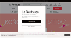 Desktop Screenshot of laredoute.pl