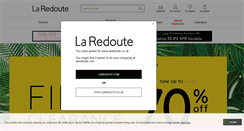 Desktop Screenshot of laredoute.co.uk