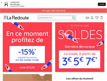 Tablet Screenshot of laredoute.fr