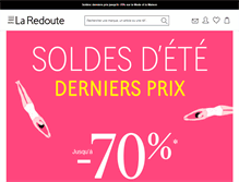 Tablet Screenshot of laredoute.ch